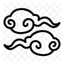 Chinese Cloud  Icon