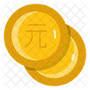 Chinese Coin Gold Coin Prosperity Coin Icon