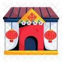 Chinese Decor Chinese Door New Year Decor Icon