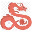 Fire Dragon Chinese Icon