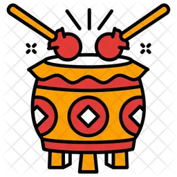 Chinese drum  Icon