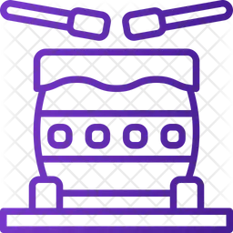 중국 드럼  아이콘