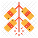 Chinese Fireworks Chinese Firecrackers Chinese Crackers Icon