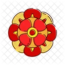 Chinese flower ornament  Icon