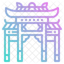Gate Asian Chinese Icon