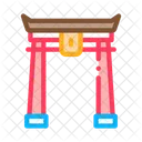 Chinese Arch Columns Icon
