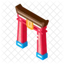 Chinese Arch Columns Icon