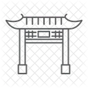 Chinese Gate Gate Chinese Icon