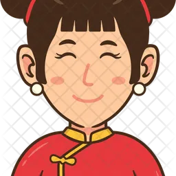 Chinese Girl  Icon