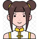 Chinese Girl  Icon