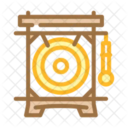 Chinese Gong  Icon