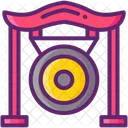 Chinese Gong Celebration Bell Icon