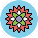 Chinese Flower Decorative Icon