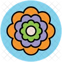 Chinese Flower Decorative Icon