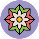 Chinese Flower Decorative Icon