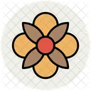 Chinese Flower Decorative Icon