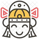 Chinese Avatar Woman Icon