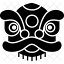 Chinese Lion Mask Icon