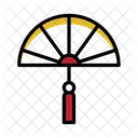 Chinese Fan Hand Icon