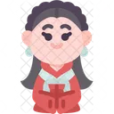 Chinese Woman Ethnic 아이콘