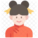 Chinese Girl User Icon