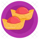 Chinese Ingots Sycee Chinese Gold Icon