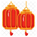 Chinese Lantern New Year Icon