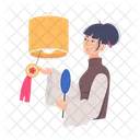 Chinese Lantern Chinese Woman Chinese Character 아이콘