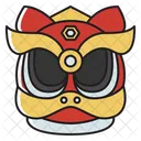 Chinese Lion Face  Icon