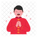 Chinese Man Chinese New Year Chinese Icon