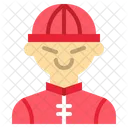 Boy Oriental Chinese Icon