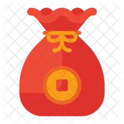 Chinese Money Bag  Icon