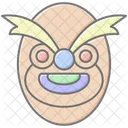 Chinese Opera Mask Lineal Color Icon Icon