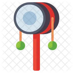 Chinese Rattle Drum  Icon