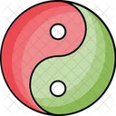 중국 종교 도교 태극권 상징 아이콘
