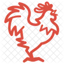 Chinese rooster  Icon