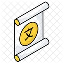 Chinese Scroll Letter Scroll Paper Scroll Message Icon
