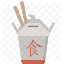 Chinese Takeout Box Icon Download In Flat Style