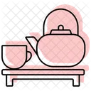 Chinese Tea Ceremony Color Shadow Thinline Icon Icon