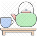 Chinese Tea Ceremony Lineal Color Icon Icon