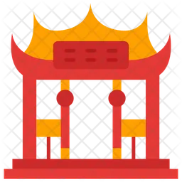 Chinese temple  Icon