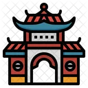 Temple Chinese Building Icon