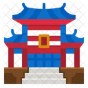 중국 사원  아이콘
