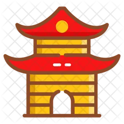 Chinese Temple  Icon