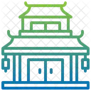 Chinese Temple Asian Castle Icon