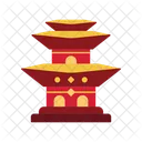 Temple Building Chinese Icon