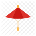Chinese Umbrella Umbrella Beach Icon
