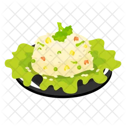 중국 야채 쌀  아이콘