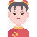 Chinese Woman  Icon