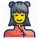 Chinese Woman  Icon